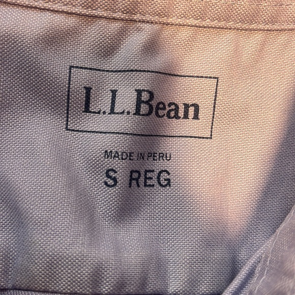 LLBean Women’s Oxford Shirt 3/4 sleeves Size S - Picture 5 of 8